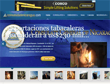 Tablet Screenshot of consuladodenicaragua.com